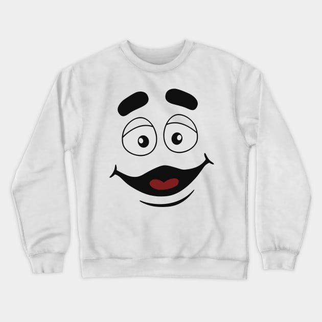 grimace mcdonalds Purple cartoon Meme Crewneck Sweatshirt by darkARTprint